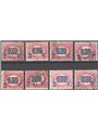 Italia 1878 Servizio n° 29/36 n° 29/36 Cat. € 225 (U)