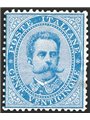 Italy 1879 Umberto I 25 c. light blue no. 40. Signed by Raybaudi. Certified by CiBaFil. Catalogue price: €500 (*)