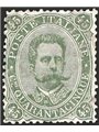 Italia 1889 Umberto I 45 verde oliva n° 46. Firm. Raybaudi AD Cert. Apicella Cat. € 1.100 (*)