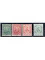 Italy 1910 Garibaldi series No. 87/90 with excellent centring Caffaz certified Cat. €1,625 (*)