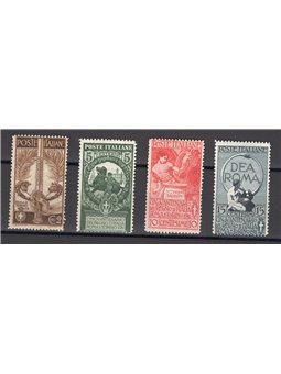 Italy 1911 Unification of Italy series no. 92/95 Biondi certified Cat. €450 (* *)