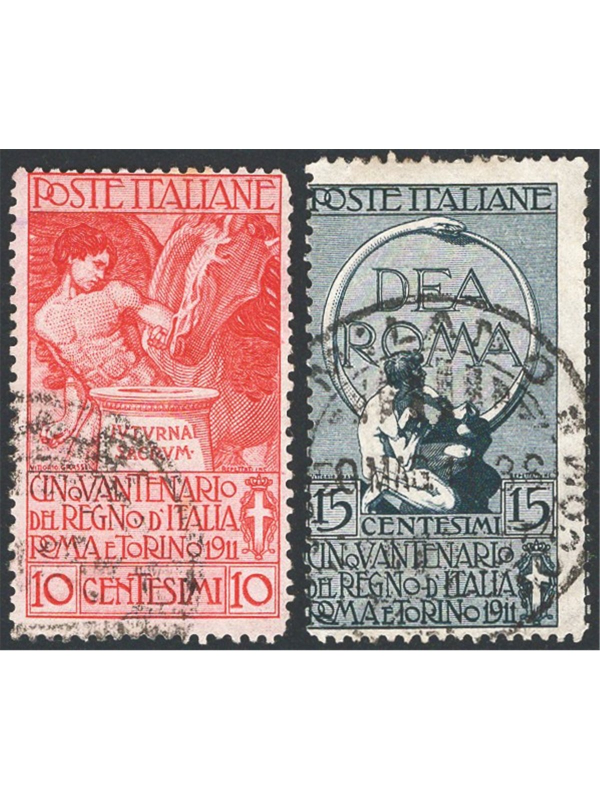 Italy 1911 Unità d’Italia series no. 92/95 Cat. €225 (U)