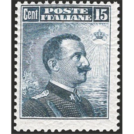 Italy 1911 Victor Emmanuel 15 c. grey-black No. 96 Cat. €112 (**)