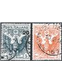Italy 1915/16 Red Cross series No. 102/5 Cat. €165 (U)