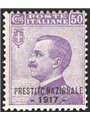 Italia 1917 Michetti 50 c. violetto soprast. “Prestito Nazionale 1917” (**)