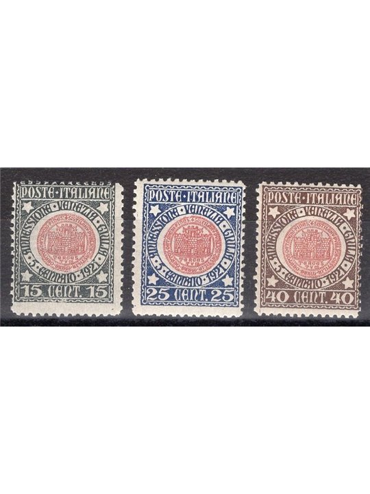 Italy 1921 Venezia Giulia series No. 113/15 Cat. €75 (**)