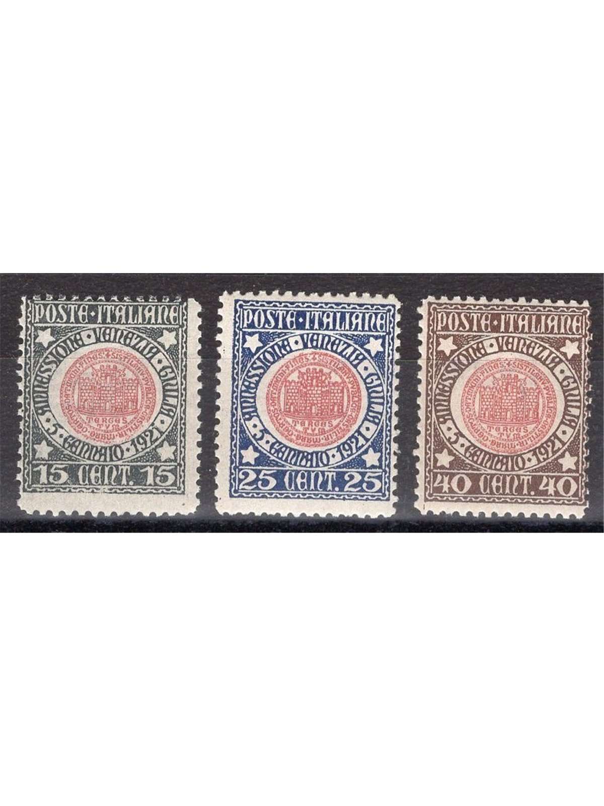 Italia 1921 Venezia Giulia serie n° 113/15 Cat. € 75 (**)
