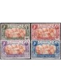 Italy 1923 Propaganda Fide series no. 131/34 with excellent centring Cat. €190 (**)