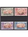 Italia 1923 Propaganda Fide serie n° 131/34 con annulli originali in data Cert. CiBaFil Cat. € 1.600 (U)