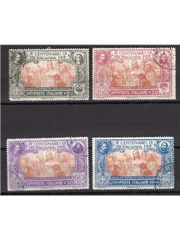 Italy 1923 Propaganda Fide series no. 131/34 with cancellations not guaranteed as they are barely legible Cat. €1,600 (U)