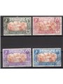 Italy 1923 Propaganda Fide series no. 131/34 with cancellations not guaranteed as they are barely legible Cat. €1,600 (U)