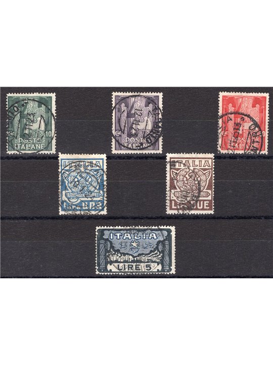 Italy 1923 March on Rome series no. 141/46 Cat. €190 (U)