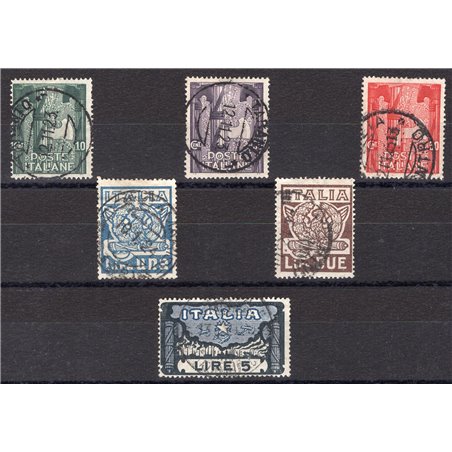 Italy 1923 March on Rome series no. 141/46 Cat. €190 (U)