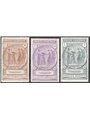 Italia 1923 Camicie Nere serie n° 147/49 con ottima centratura Cert. Biondi Cat. € 800 (**)
