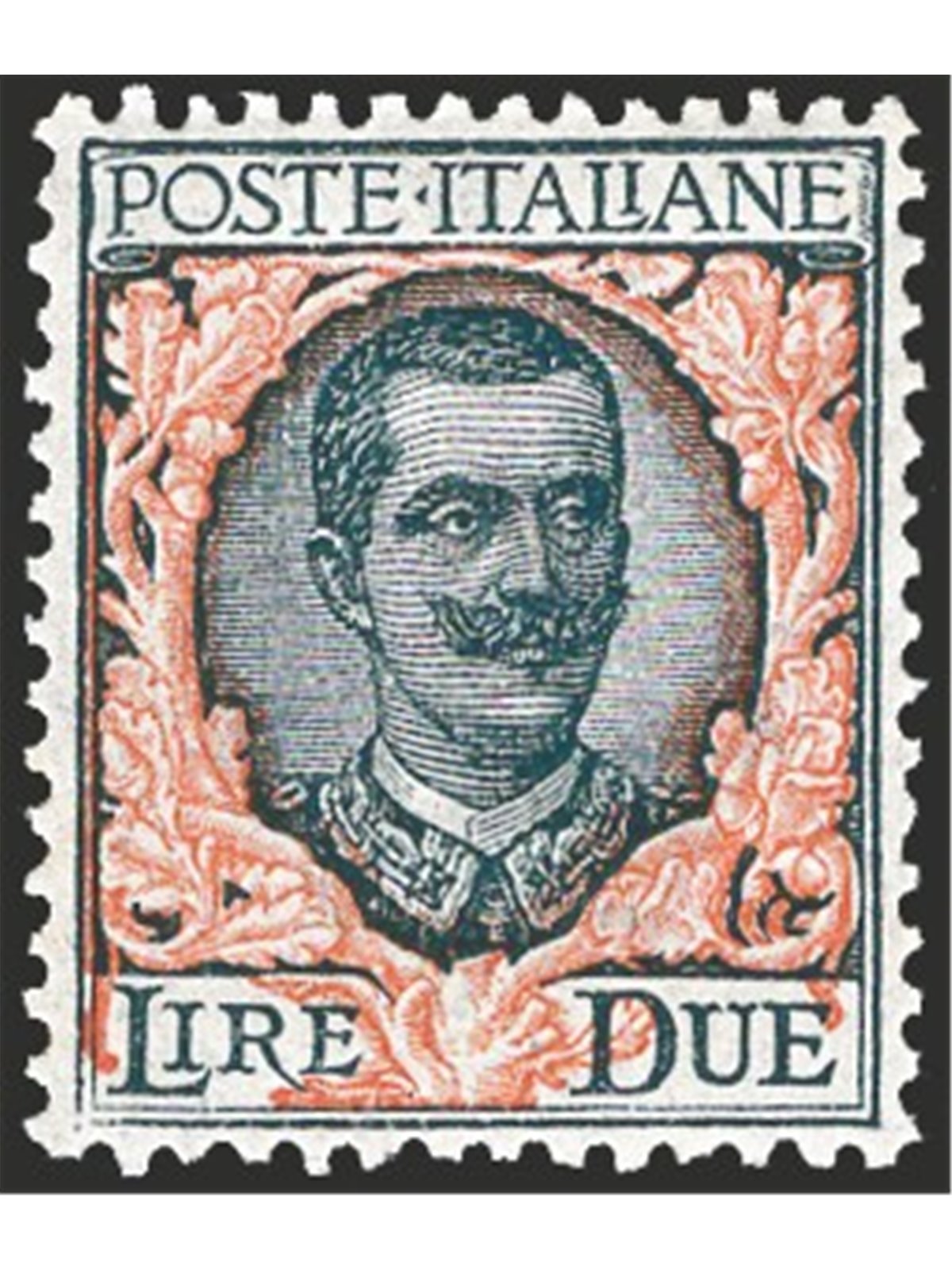 Italy 1923 Floral 2 £ No. 150 with excellent centring CiBaFil Cert. Cat. €360 (**)