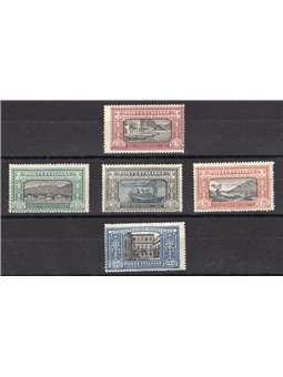 Italia 1923 Manzoni serie n° 151/55 Cert. Biondi Cat. € 1.000 (**)