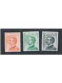 Italy 1925 Michetti series no. 183/85 with excellent centring Cat. €80 (**)