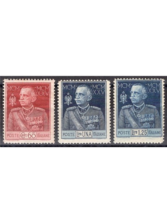 Italia 1926/26 Giubileo serie n° 186/88 Cat. € 125 (**)