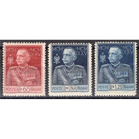 Italia 1926/26 Giubileo serie n° 186/88 Cat. € 125 (**)