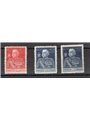 Italy 1925/26 Jubilee 11 per mm series no. 189/91 with excellent centring Biondi Cert. Cat. €2,200 (**)
