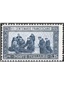 Italy 1926 St Francis 1.25 £ light blue perforation 11 on three sides and 13½ on the right no. 199a. Signed Raybaudi ED CiBaFil 