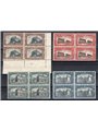 Italia 1926 Milizia I serie n° 206/09 in quartina Cert. Biondi Cat. € 240 (**)
