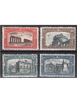 Italy 1926 Militia Series I No. 206/09 with excellent centring Cat. €110 (**)