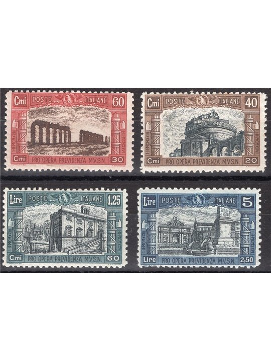 Italia 1926 Milizia I serie n° 206/09 Cat. € 55 (**)