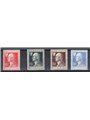 Italia 1927 Volta con filigrana coricata destra compreso il raro 1,25 £ oltremare serie n° 210/13 Cert. IC (**)