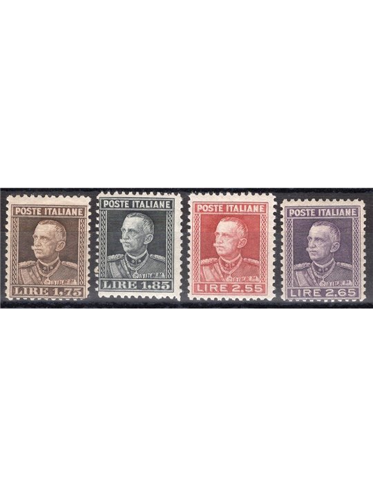 Italy 1927 Jubilee Type (Parmeggiani) series no. 214/17 Cat. €60 (**)