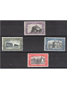 Italia 1928 Milizia II serie n° 220/23 con ottima centratura Cert. Biondi Cat. € 900 (**)