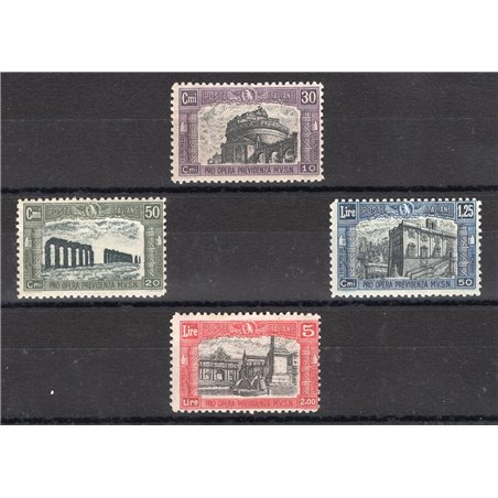 Italia 1928 Milizia II serie n° 220/23 Cert. Biondi Cat. € 450 (**)
