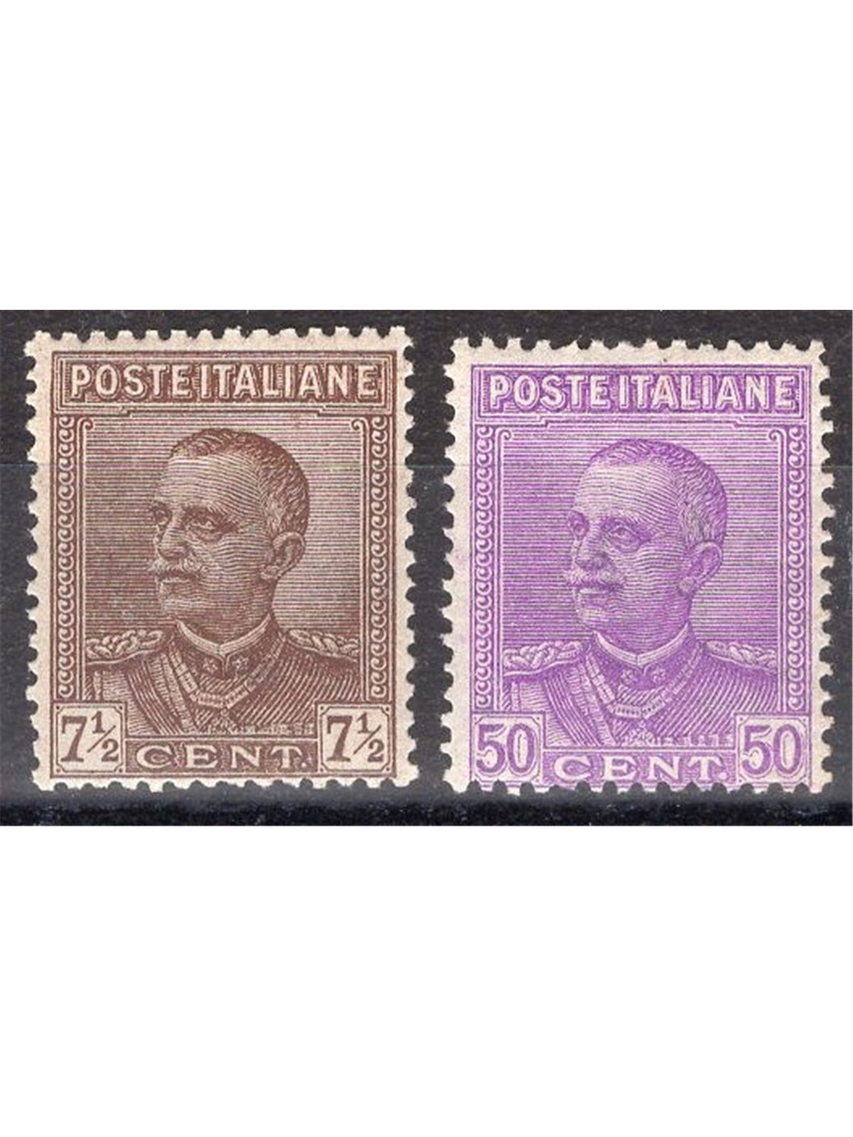 Italy 1928 Jubilee Type Series No. 224/25 Cat. €100 (**)