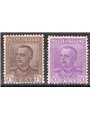 Italy 1928 Jubilee Type Series No. 224/25 Cat. €100 (**)