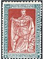 Italia 1928 Emanuele Filiberto 30 c. verde e bruno dent. 11x13¾ n° 228b. Firm. Raybaudi Cert. CiBaFil Cat. € 1.200 (**)