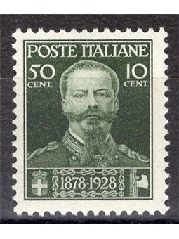 Italia 1929 50° Anniv. della Morte di Vitt. Emanuele II n° 239 con ottima centratura Cat. € 100 (**)