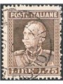 Italy 1928 Victor Emmanuel Jubilee type 1.75 £ brown perforation 13¾ no. 242. Signed ‘AD’. CiBaFil and Colla certificate. Cat. 6
