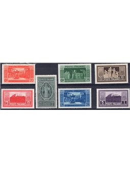 Italia 1929 Montecassino serie n° 262/68 Cat. € 55 (*)