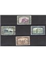 Italia 1930 Milizia III serie n° 272/75 con annulli non garantiti in quanto poco leggibili Cat. € 1.000 (U)