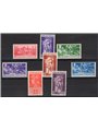 Italy 1930 Ferrucci Series No. 276/80 + P.A. 18/20 CiBaFil Cert. Cat. € 210 (* *)