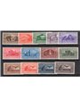 Italy 1930 Virgilio series no. 282/90 + P.A. 21/24 with excellent centring Biondi certificate Cat. €2,250 (**)