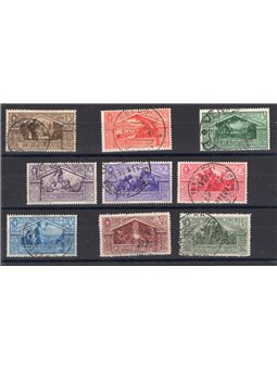 Italy 1930 Virgilio series no. 282/90 certified Biondi Cat. €2,200 (U)