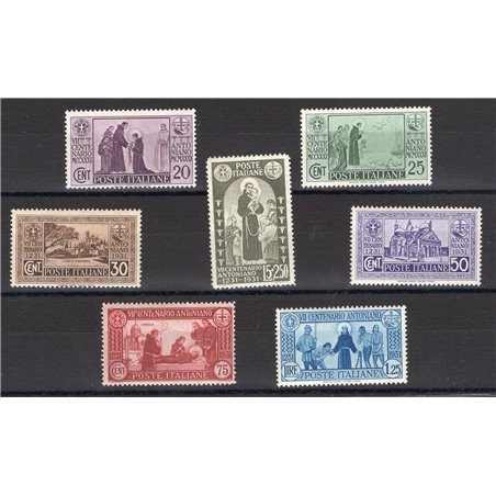 Italy 1931 St Anthony series no. 292/ 98 CiBaFil Cert. Cat. €300 (**)