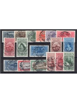 Italia 1932 Garibaldi serie n° 315/24 + P.A. 32/8 con annulli originali in data Cert. CiBaFil Cat. € 850 (U)