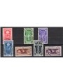 Italia 1933 Anno Santo serie n° 345/49 + P.A. 54/55 Cert. CiBaFil Cat. € 825 (U)
