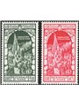 Italia 1934 Decennale dell'Annessione di Fiume serie n° 350/56 + P.A. 60/68 Cat. € 100 (**)
