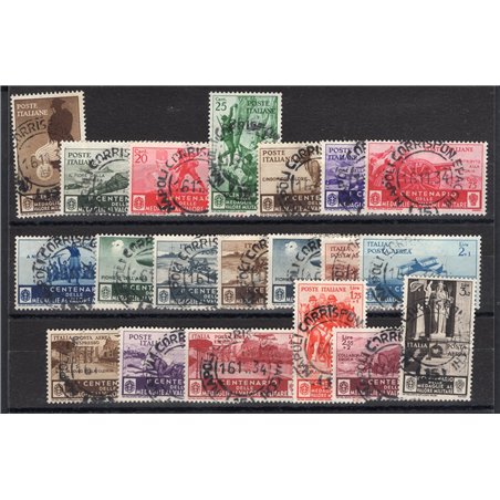 Italia 1934 Medaglie al valore serie n° 366/76 + P.A. 74/82 Cert. CiBaFil Cat. € 650 (U)