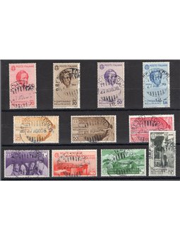 Italia 1935 Bellini serie n° 388/93 + P.A. 90/94 annulli originali in data Cert. CiBaFil Cat. € 2.250 (U)