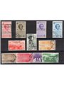 Italia 1935 Bellini serie n° 388/93 + P.A. 90/94 con annulli non garantiti in quanto poco leggibili Cat. € 2.050 (U)