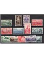 Italia 1936 Orazio serie n° 398/405 + P.A. 95/98 con annulli non garantiti in quanto poco leggibili Cat. € 2.450 (U)